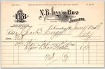 Scranton, Pa N.b. Levy And Bro. Jewelers 1908 "c.b. Engel" Billhead "for Elgin". Fixed Price $12.99.