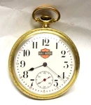 Antique 1910 Elgin 16S 7 Jewel 14K Gold Filled Harleydavidson Pocket Watch Works. Fixed Price $399.99.