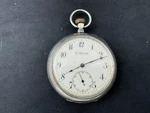 Antique Jwc Iwc International Company 800 Silver Pocket Watch, Working. Fixed Price $773.20.