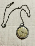 Antique Art Deco Illinois 17 Jewel Pocket Watch, 1920. Fixed Price $128.00.