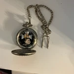 "choppers" Collectible Silver Tone Quartz Pocket Watch With Chain/clip. Fixed Price $16.95.