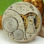 Antique Pocket Watch Movement 1911 Elgin 324 Size 7 Jewel Openface Single-sunk. Fixed Price $39.00.