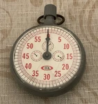 Ideal Stopwatch, CZ-3352, Hong Kong, 1969 Vintage. Fixed Price $12.50.