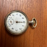 Antique Silver Remontoir Pocket Watch 10 Jewels Rubis As. Fixed Price $199.00.