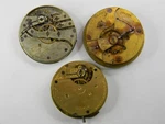 3 Illinois Hampden Mckinley Waltham Hillside Pocket Watch Movement Lot - Parts. Fixed Price $39.00.