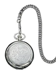 Montana Silversmiths Mens Engraved Small Inlay Pocket WATCHP10. Fixed Price $160.00.