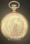 Ladies 1883 Elgin 14K Gf Pocket Watch Grade 85 Size 16S, Model 2 15 Jewel. Fixed Price $1575.00.
