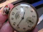1928 Ingraham Everbrite Ideal Dollar Watch Pocket. Fixed Price $24.95.