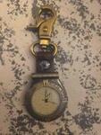Vintage Levis Carabiner Pocket Watch Gold Tone Compass. Fixed Price $28.00.