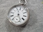 Pocket Watch Fusee Early 1800'S Working Sterling Chester Mark 58MM Oa D. Fixed Price $250.00.