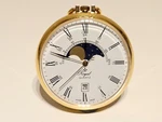 Vintage Luxury Swiss Men's Gold Plated Pocket Quartz Moon Phase Watch "royal". Fixed Price $235.00.