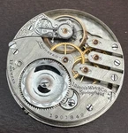 Vintage 16 Size Illinois Pocket Watch Movement Gr. 185 Keeping Time 17 Jewel. Fixed Price $110.00.