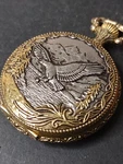 Untested Two Tone Armitron Pocket Watch. Fixed Price $22.95.