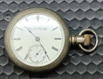 1895 Elgin Silverine Pocket Watch-lever Set Railroad Free Shipping. Fixed Price $99.00.