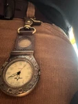 Pocket Watch Belt Loop Fob Strap -remington-quartz-stainless Steel Back. Fixed Price $11.00.