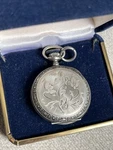 Antique Swiss Lady Ann .800 Silver Pocket Watch Pendant Runs. Fixed Price $95.00.