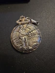 Fifth Avenue Creations Vintage Pocket Watch 17-JEWELS Swiss Made Fisherman 1973. Fixed Price $31.49.