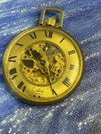 1978 Colibri Skeleton #1233 Swiss Made 17 Jewel Mechanical Pocket-watch Wind Up. Fixed Price $75.00.