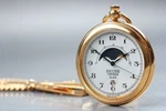 Near Mint Seiko Alba Sucess V338-0010 Silver Moon Phase Quartz Pocket Watch. Fixed Price $119.90.