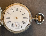 Antique Ancre Pocket Watch Good Balance 49.3MM Native American Two-tone Case 15J. Fixed Price $69.95.