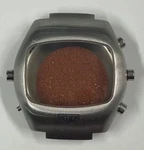 Heuer R100.703 Led-lcd Digital Chronosplit S.s Watch Case Great Condition. Fixed Price $450.00.