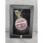 Dale Earnhardt Sr 3 Nascar Pocket Watch Silver Tone Japan Movt With Chain & Box. Fixed Price $999.00.