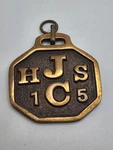 Antique High School Watch Fob From 1915 Metal. Fixed Price $11.00.