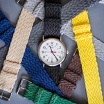 Double Braided Nylon - Perlon Watch Strap. Fixed Price $14.95.