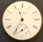 Antique 1904 Elgin Grade 216 Pocket Watch Movement Parts/repair 6S 15J Usa. Fixed Price $19.95.