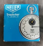 Heuer Trackstar 7 Jewel Stopwatch/timer Original Box, Rare Switzerland. Fixed Price $250.00.