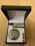 New Allude Keepsake " Dad Pocket Watch With Hard Plastic Case. Fixed Price $30.00.