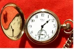 Antique Waltham Gold Full Hunter Pocket Watch 2418734 Late 1800 S. Fixed Price $1047.58.