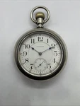 Waltham 21J Adjusted Crescent St. 18S Antique 1901 Railroad Pocket Watch Runs. Fixed Price $195.00.