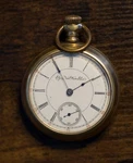 Elgin Grade 75 1895 18S 15J Vintage Pocket Watch Runs. Fixed Price $124.99.