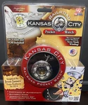 Kansas City Railroad Brass Tone Pocket Watch With Chain Fob Jesse James Quartz. Fixed Price $9.99.