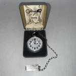 Vintage Colibri Pocket Watch 17 Jewels Swiss Railroad Train Design Needs Battery. Fixed Price $84.06.