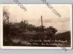 C1915 Granite State Steamer Ship Fire Johnsburg New York Ny Adirondacks Rppc. Fixed Price $39.99.
