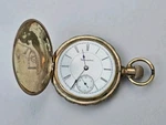 Vintage Hampden Champion Canton Pocket Watch C. 1894 Hunter Case - Runs 41MM. Fixed Price $289.99.