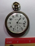 Vintage Hamilton Pocket Watch. Elgin Sterling Case.. Fixed Price $279.99.