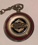 Harley Davidson Pocket Watch With Chain And Belt Case. Fixed Price $39.99.