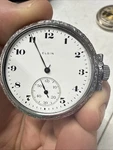 1919 Elgin Pocket Watch, Gr 314, Size 12S, 15 Jewels, Runs Poorly. Fixed Price $85.00.