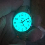 Timex Indiglo WR30M 2016 Watch With Silver Gold Band Works New Battery. Fixed Price $30.00.