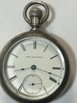 Elgin Natl Watch Co. Coin Silver Heavy Working Pocket. Fixed Price $399.00.