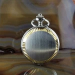 Vintage Colibri Silver & Gold Presidential Coin Edge Bezel Pocket Watch. Fixed Price $19.97.