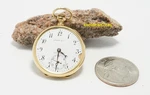 Antique Tiffany & Co Longines 18K Pocket Watch Ladies Size 29MM 15J. Fixed Price $2550.00.