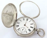 1884 Waltham 14S 7J Key Wind English Sterling Silver Mens Pocket Watch. Fixed Price $304.89.