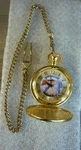 Vintage Majesti Quartz Pocket Watch Bald Eagle Two-tone New Battery. Fixed Price $8.97.