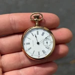 American Waltham Co Warranted Gold Filled B&b Royal 15J Antique Pocket Watch Run. Fixed Price $350.00.