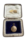 Antique French Open Face Pocket Watch 18K Gold 1890S-1899 W/ Box Marqaue Deposee. Fixed Price $1800.00.