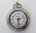 Bondale Antique Silver Case Swiss Pocket Watch. Fixed Price $169.81.